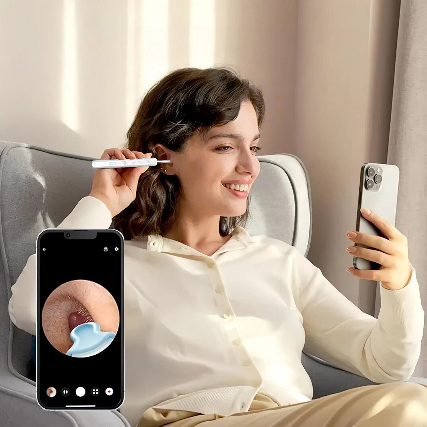 Lunaver™ Akıllı Kulak Temizleme Cihazı